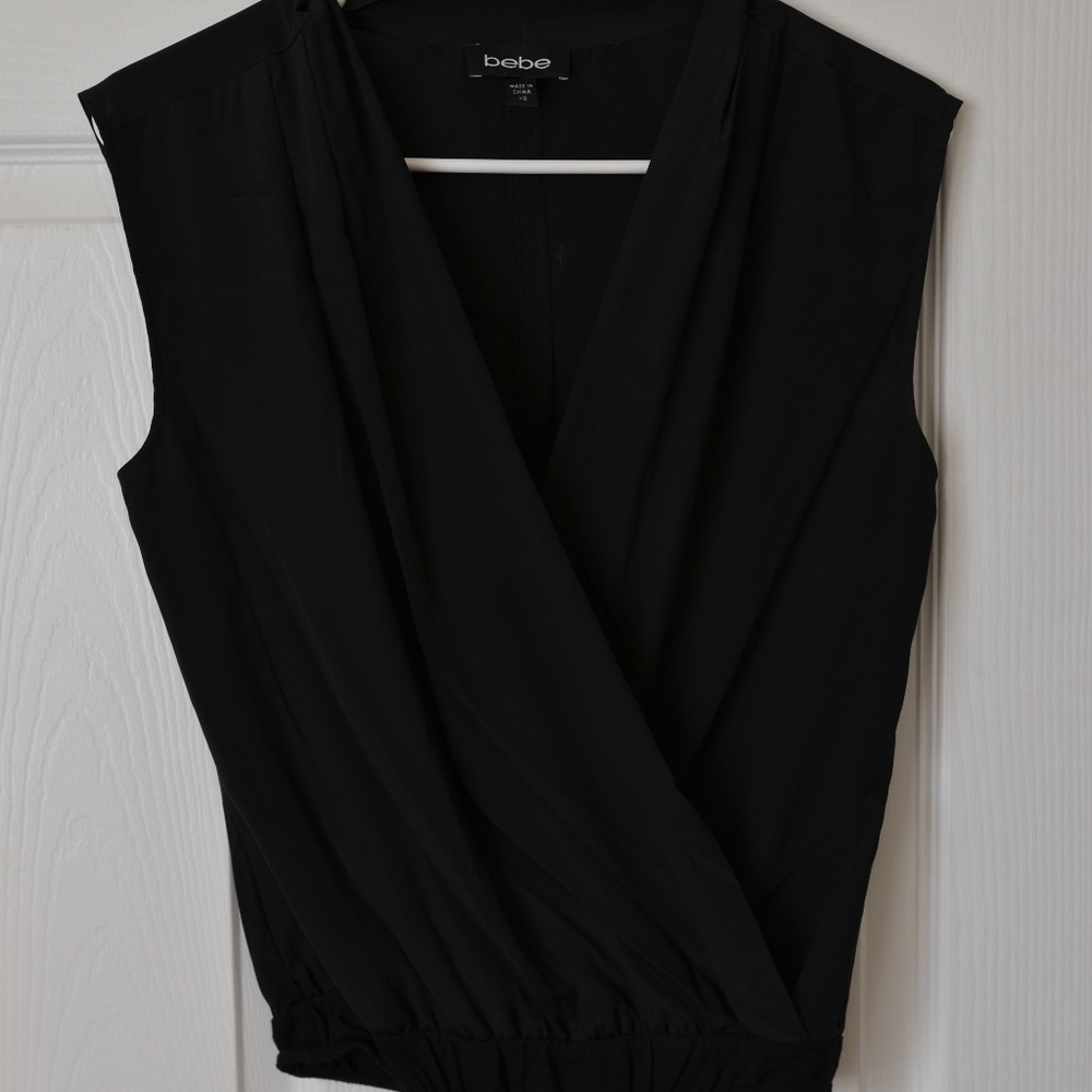 Black Bebe Bodysuit Size XS